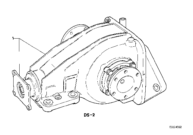 1980 BMW 320i Differential Diagram for 33101203959