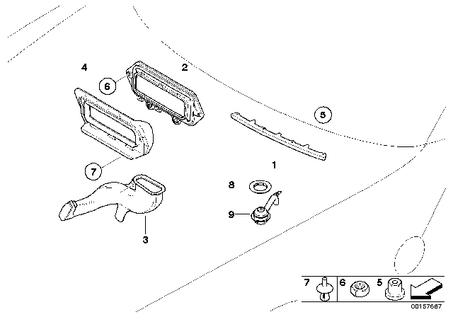 2008 BMW Z4 M Add-On Parts, Heater / Air Conditioning Diagram