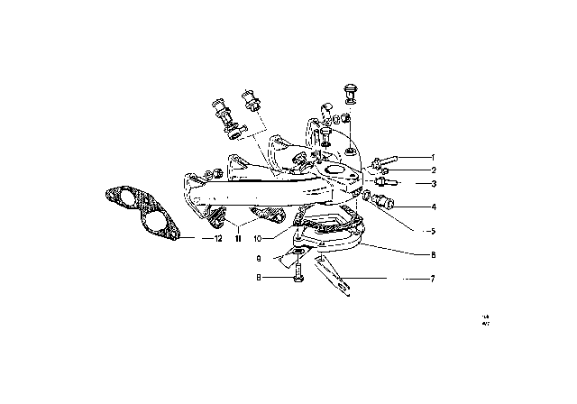 1969 BMW 2000 Intake Manifold Diagram 1