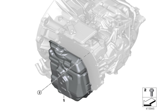 2017 BMW i8 Oil Sump (GA6F21AW) Diagram