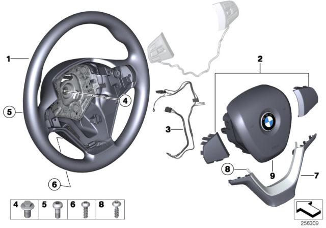 2013 BMW X3 Set Of Decor Finishers Diagram for 32306851681