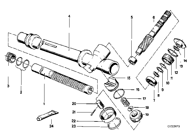 1977 BMW 320i Ball Bearing Diagram for 32111116918