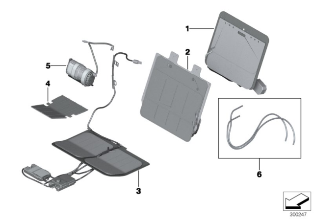 2015 BMW X6 Seat, Front, Lumbar Diagram