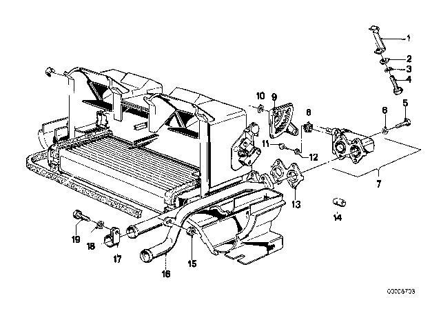 1983 BMW 320i Water Valve Diagram