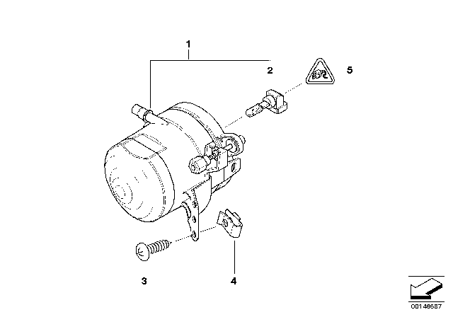 2009 BMW 328i xDrive Fog Lamp Diagram