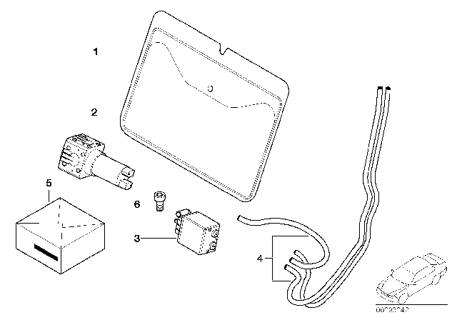 2008 BMW 535xi Seat, Front, Lumbar Diagram 2