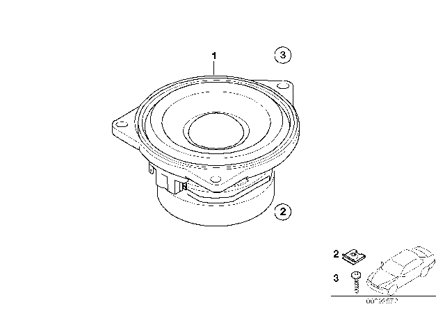 2008 BMW Alpina B7 Components Top-HIFI Instrument Panel Diagram