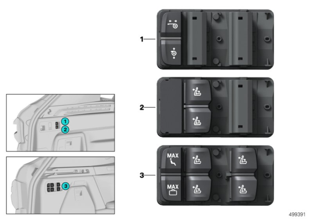 2019 BMW X5 Control Unit Roller Sunblind Diagram for 61319458289