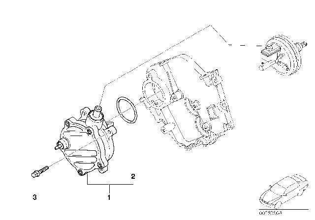 2003 BMW 760Li Vacuum Pump Diagram