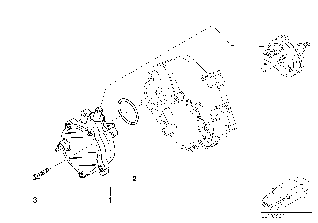 2008 BMW 760Li Vacuum Pump Diagram