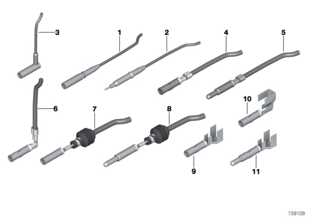 2012 BMW 128i Circular Connector / D 2, 5 mm System Diagram