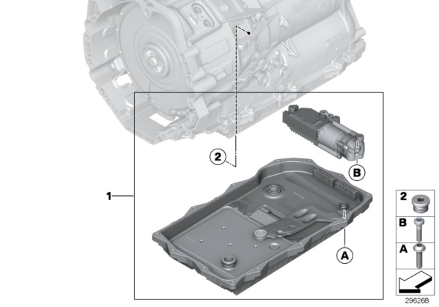2012 BMW ActiveHybrid 5 Electric Oil Pump (GA8P70H) Diagram