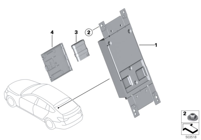 2015 BMW M3 Telematics Control Unit Diagram 2