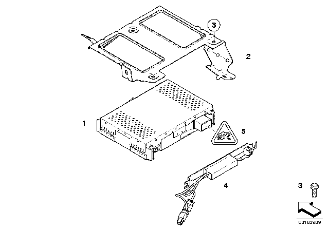 2012 BMW 128i IBOC Receiver Module Diagram