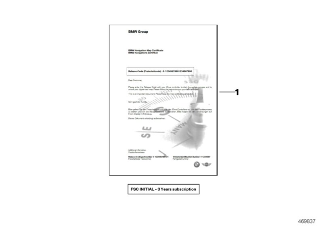 2016 BMW X5 Enabling Code Initial NAV Diagram 2