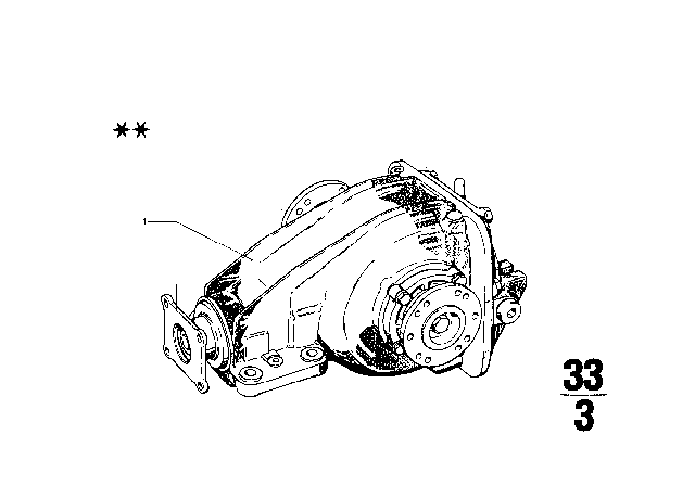 1968 BMW 2002 Rear-Axle-Drive Diagram 3