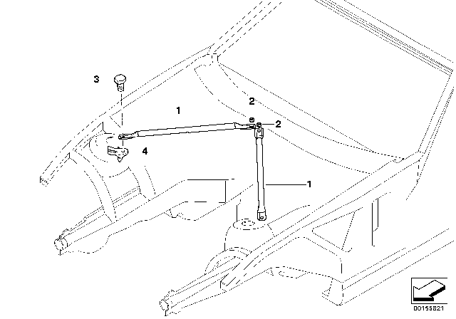 2007 BMW Z4 M Strut Brace Diagram