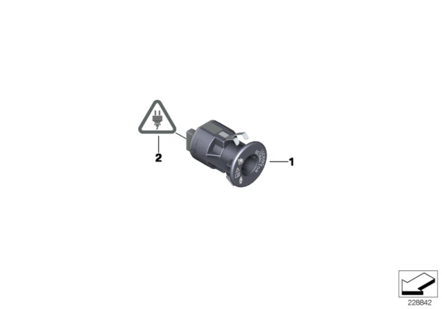 2012 BMW M3 Various Switches Diagram 2