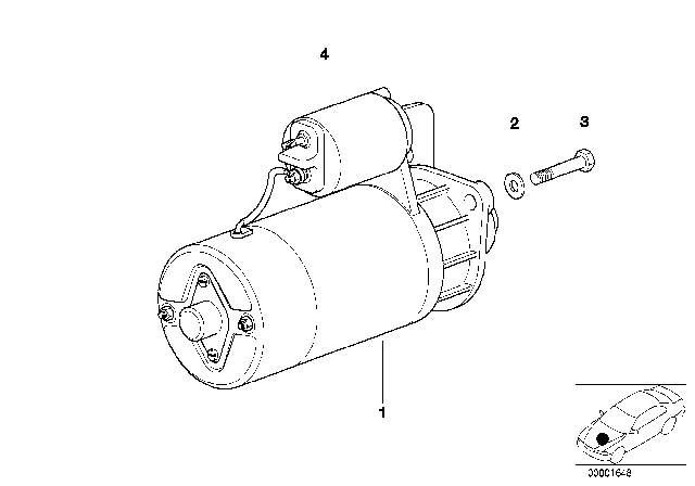 1999 BMW 528i Starter Diagram