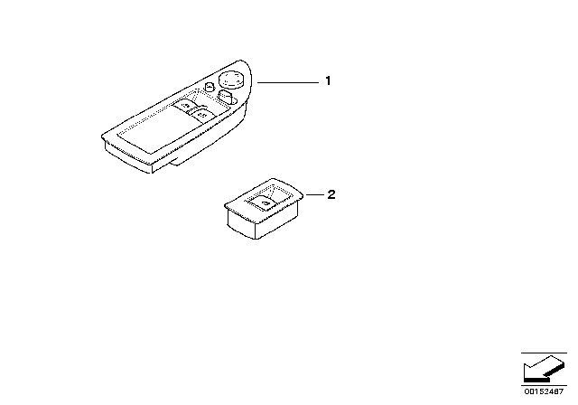 2010 BMW 328i Switch Window Lifter Diagram