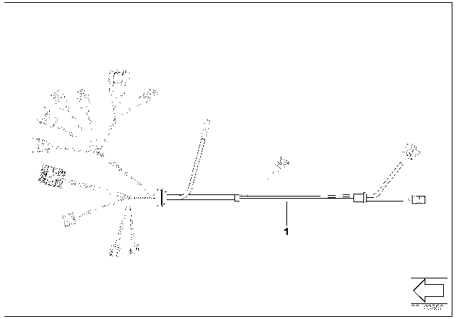 2008 BMW X3 Wiring Harness, Engine Gearbox Module Diagram