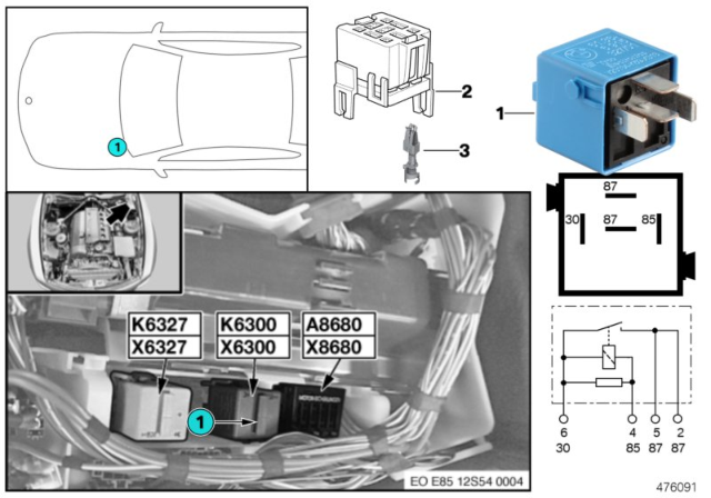 2006 BMW Z4 M Relay DME Diagram