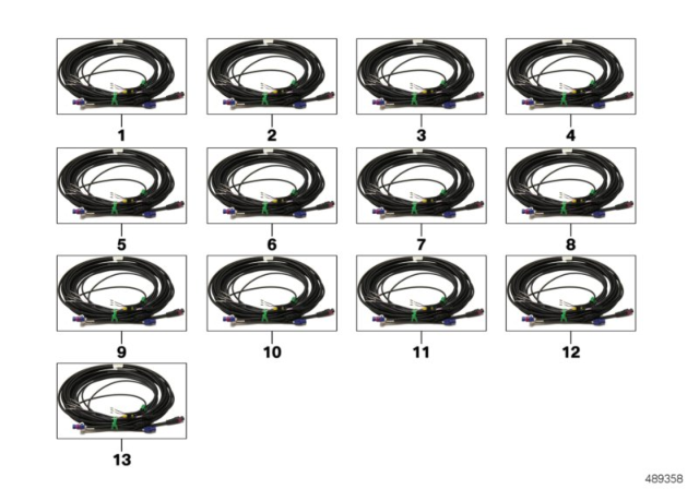 2017 BMW X6 M Repair.Module Telephone Diagram for 61119379318