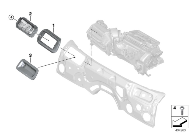 2020 BMW M340i xDrive Air - Inlet Duct, Engine Compartment Diagram