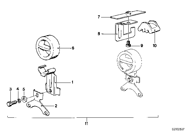 1983 BMW 320i Suspension Parts Exhaust Diagram