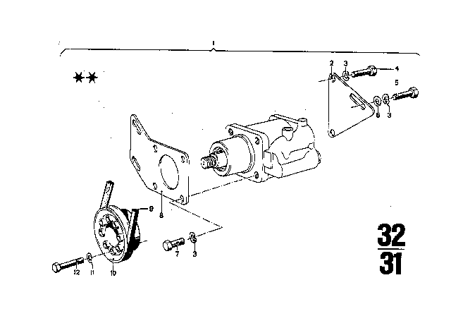 1971 BMW 2800CS Power Steering Diagram 3