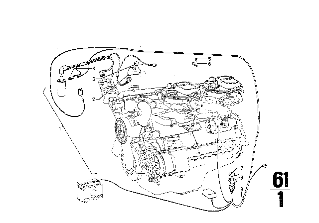 1972 BMW Bavaria Diagnostic Adapter Diagram