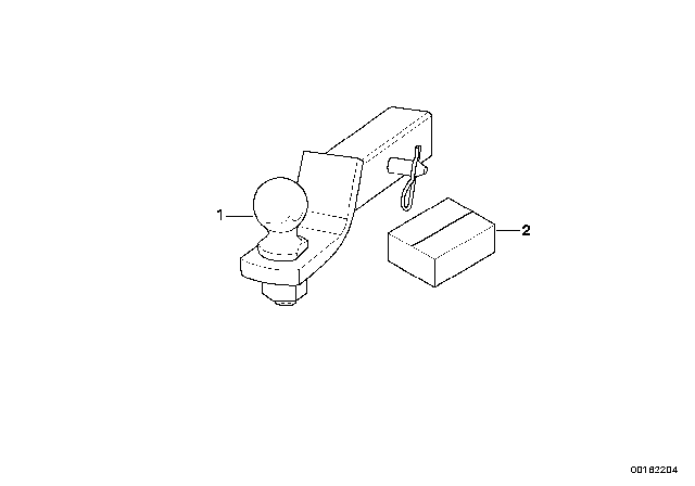 2008 BMW X3 Trailer Coupling Diagram