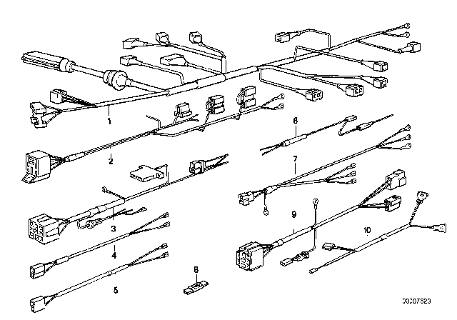 1979 BMW 733i Wiring Sets Diagram 1