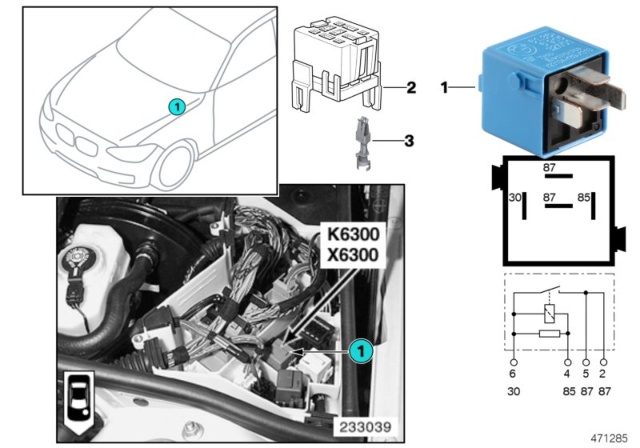 2002 BMW 330Ci Relay DME Diagram 2