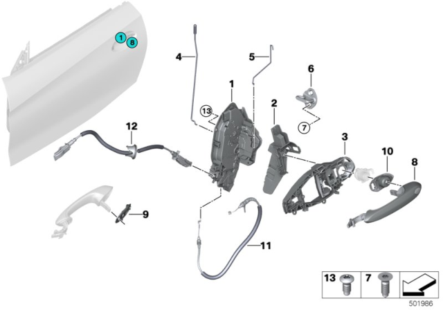 2020 BMW Z4 ADAPTER SUPPORT, LEFT Diagram for 51217437565