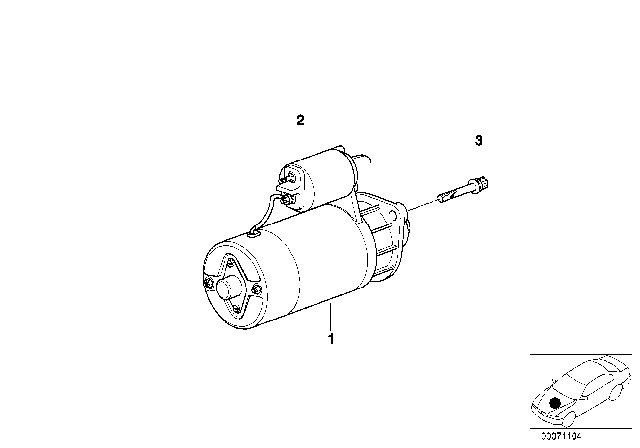 2010 BMW M6 Starter Diagram