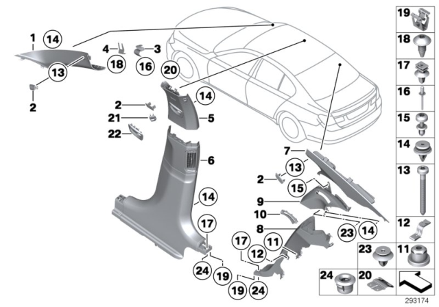 2012 BMW Alpina B7 xDrive Cover, Belt Outlet, Left Diagram for 51467903811