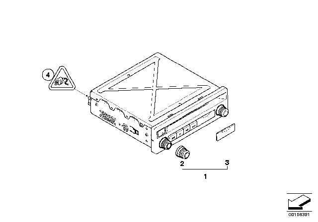 2009 BMW X6 DVD Player Diagram