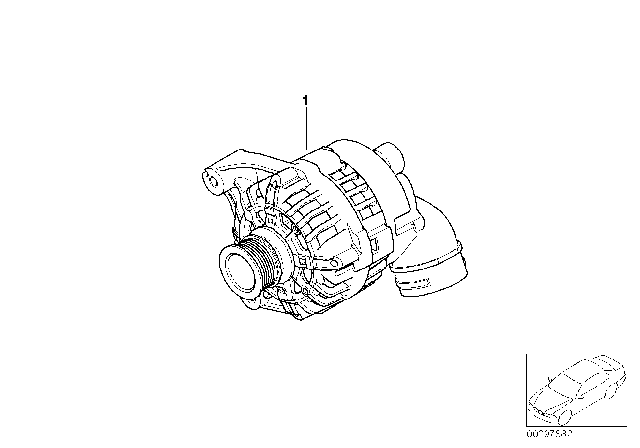 2005 BMW 325Ci Compact Alternator Diagram