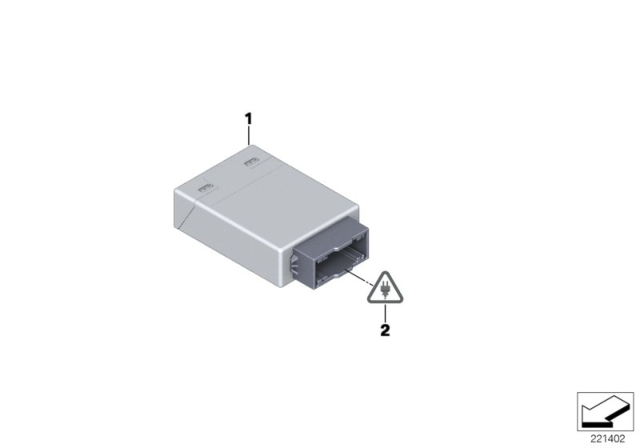 2017 BMW X5 Control Unit Servotronic Diagram