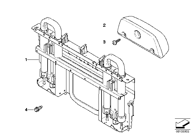 2005 BMW 645Ci Trim Panel Diagram for 54627127365