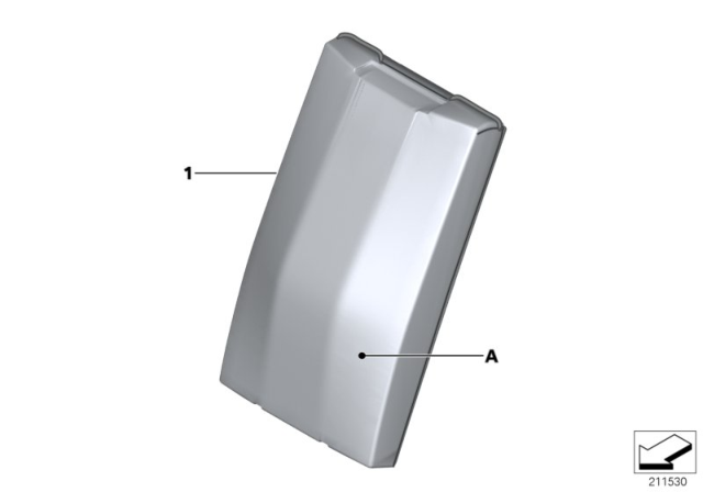 2010 BMW M3 Individual Armrest Diagram 4