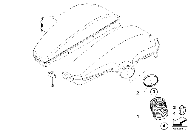 2010 BMW M6 Mounting Parts For Intake Manifold System Diagram