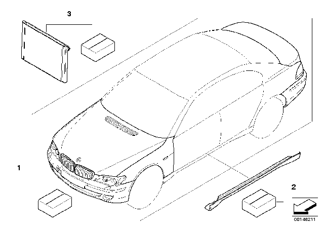 2002 BMW 745i Retrofit, Model Redesign Diagram