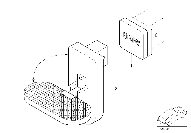 2004 BMW X5 Trailer Hitch Diagram 1