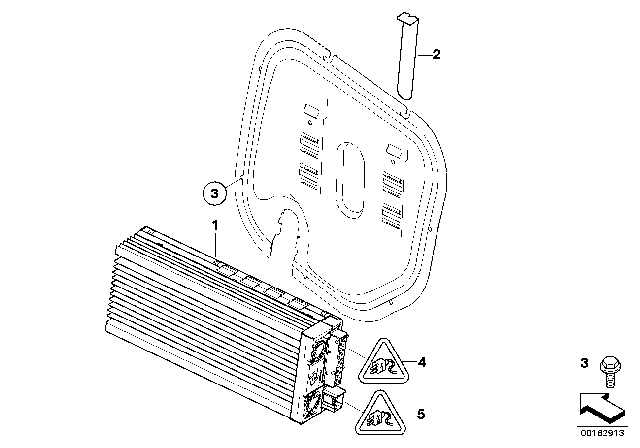 2012 BMW 135i Amplifier Diagram 1