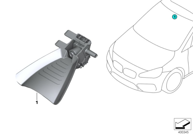 2019 BMW X1 KAFAS CAMERA Diagram for 66519458737