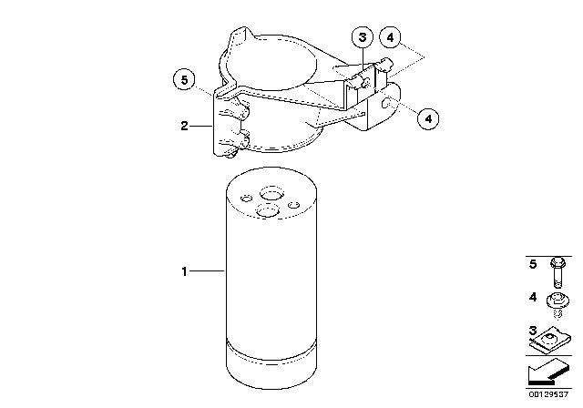 2006 BMW X3 Drying Container Diagram