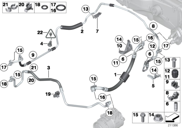 2011 BMW 335i xDrive Coolant Lines Diagram