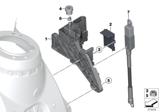 2014 BMW 328i xDrive B+ Terminal Point, Engine Compartment Diagram